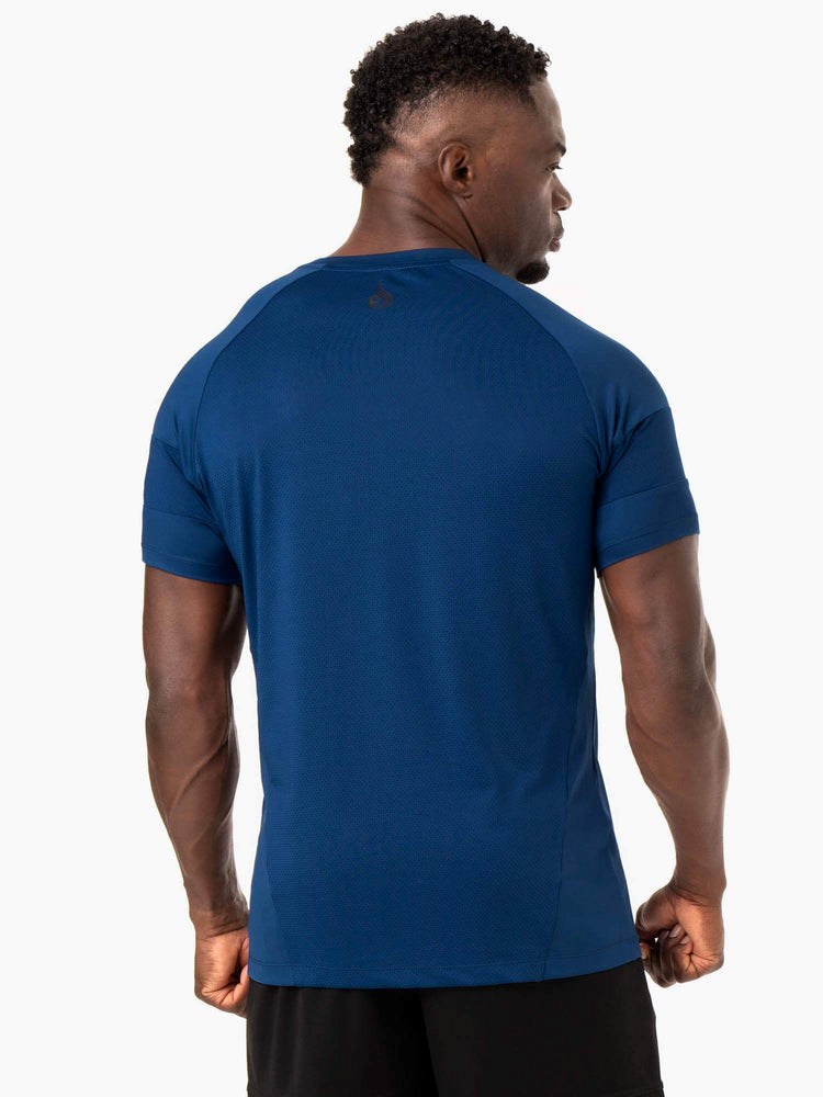 Ryderwear Action Mesh T-Shirt Blå | RJH-381654