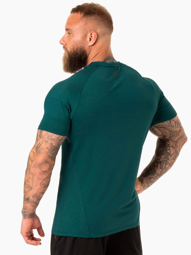 Ryderwear Action Mesh T-Shirt Emerald | XJR-378160