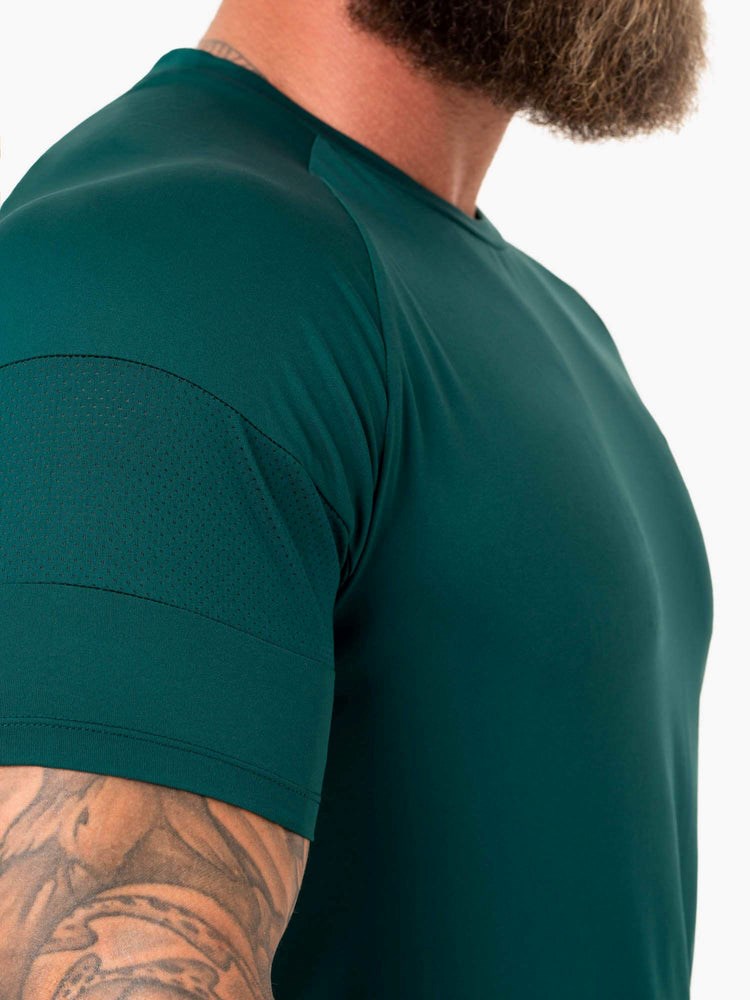 Ryderwear Action Mesh T-Shirt Emerald | XJR-378160