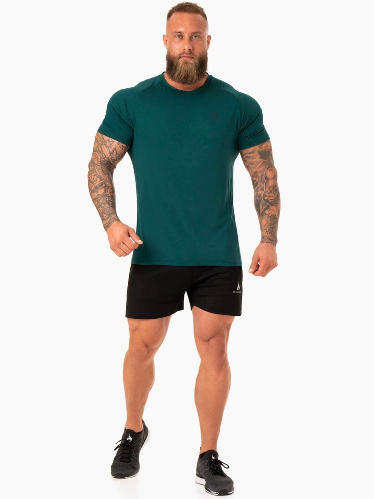 Ryderwear Action Mesh T-Shirt Emerald | XJR-378160