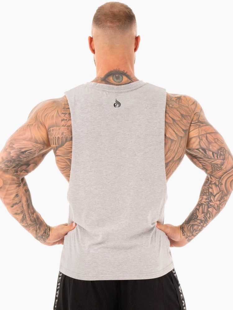 Ryderwear Active Bomull Baller Tank Grå | NQD-579634