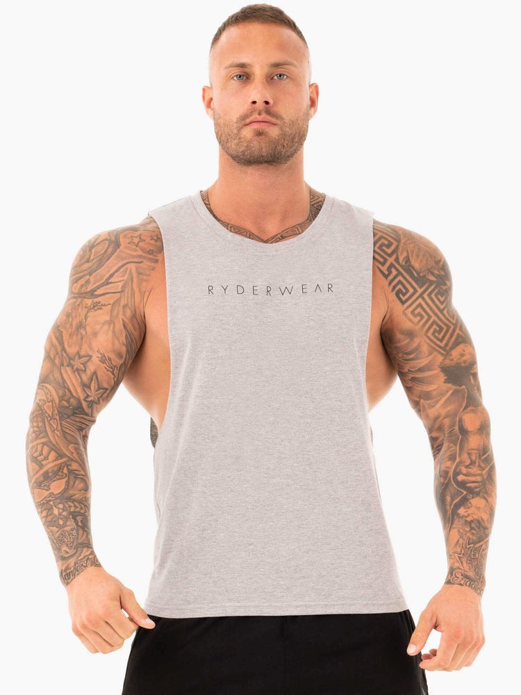 Ryderwear Active Bomull Baller Tank Grå | NQD-579634