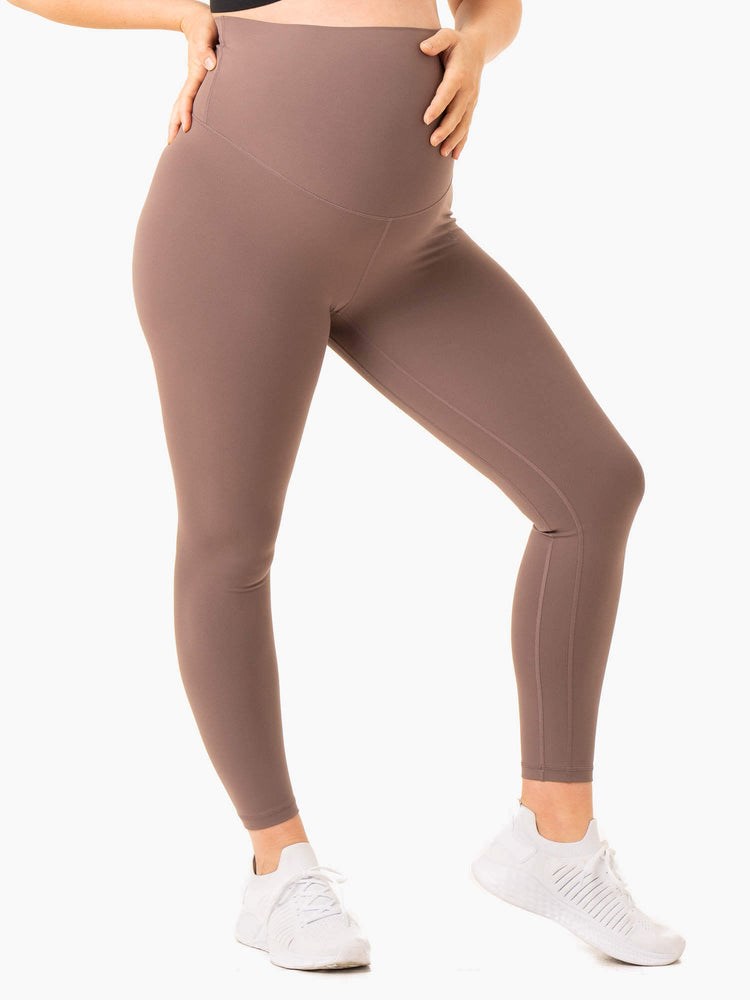 Ryderwear Active Bump Leggings Choklad | WMG-908651