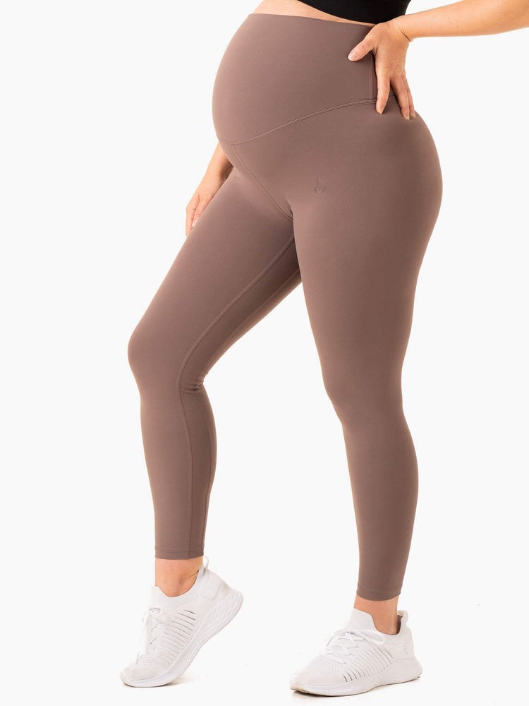 Ryderwear Active Bump Leggings Choklad | WMG-908651