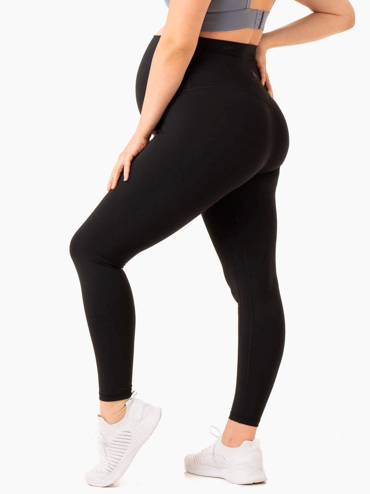 Ryderwear Active Bump Leggings Svarta | UEA-385029