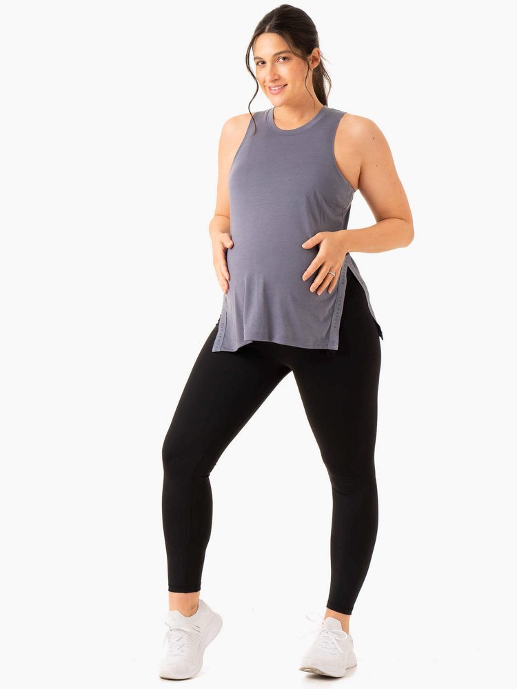 Ryderwear Active Bump Leggings Svarta | UEA-385029