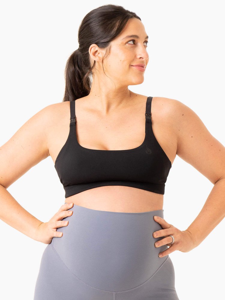 Ryderwear Active Bump Sports Bra Svarta | AQC-871429