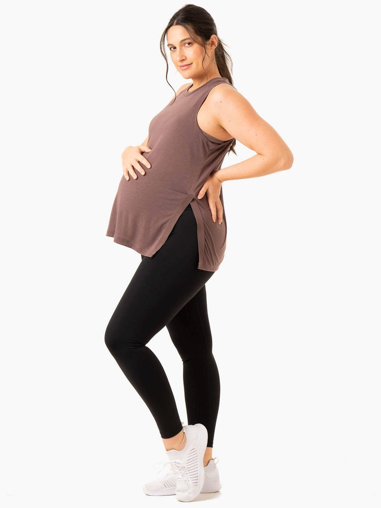 Ryderwear Active Bump Tank Choklad | PDS-840791