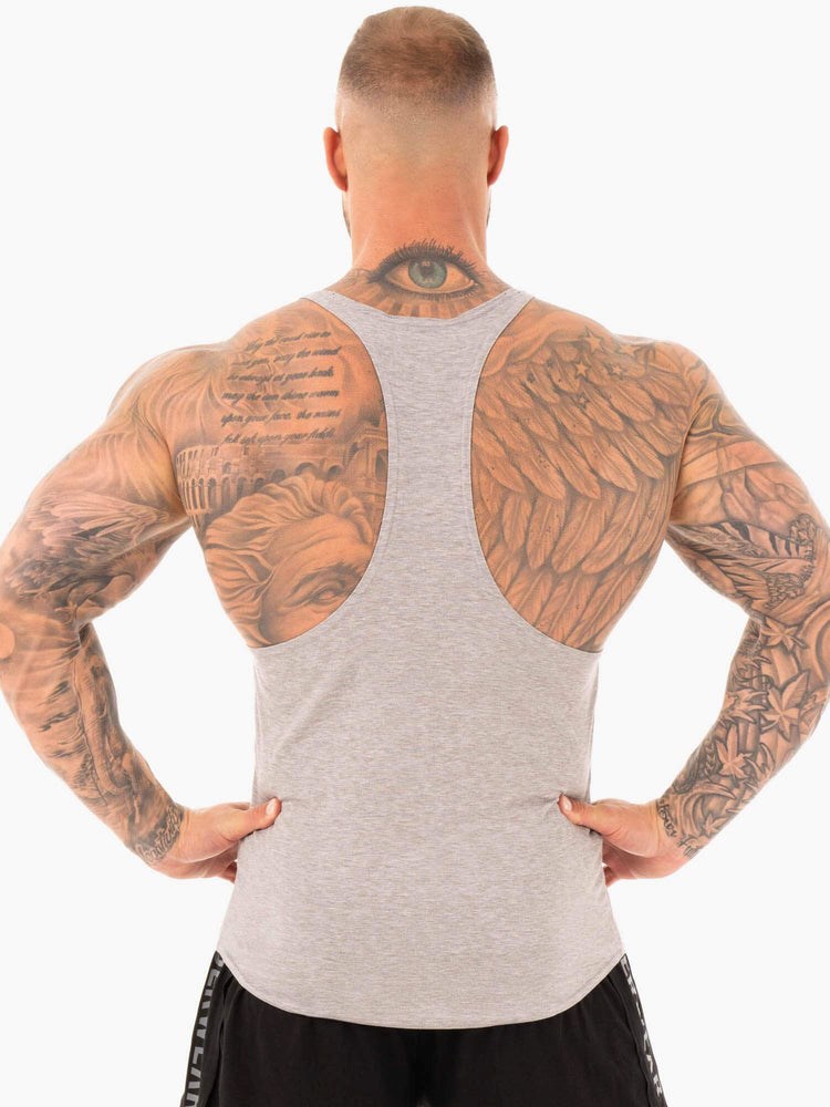 Ryderwear Active T-Back Grå | MOE-917853