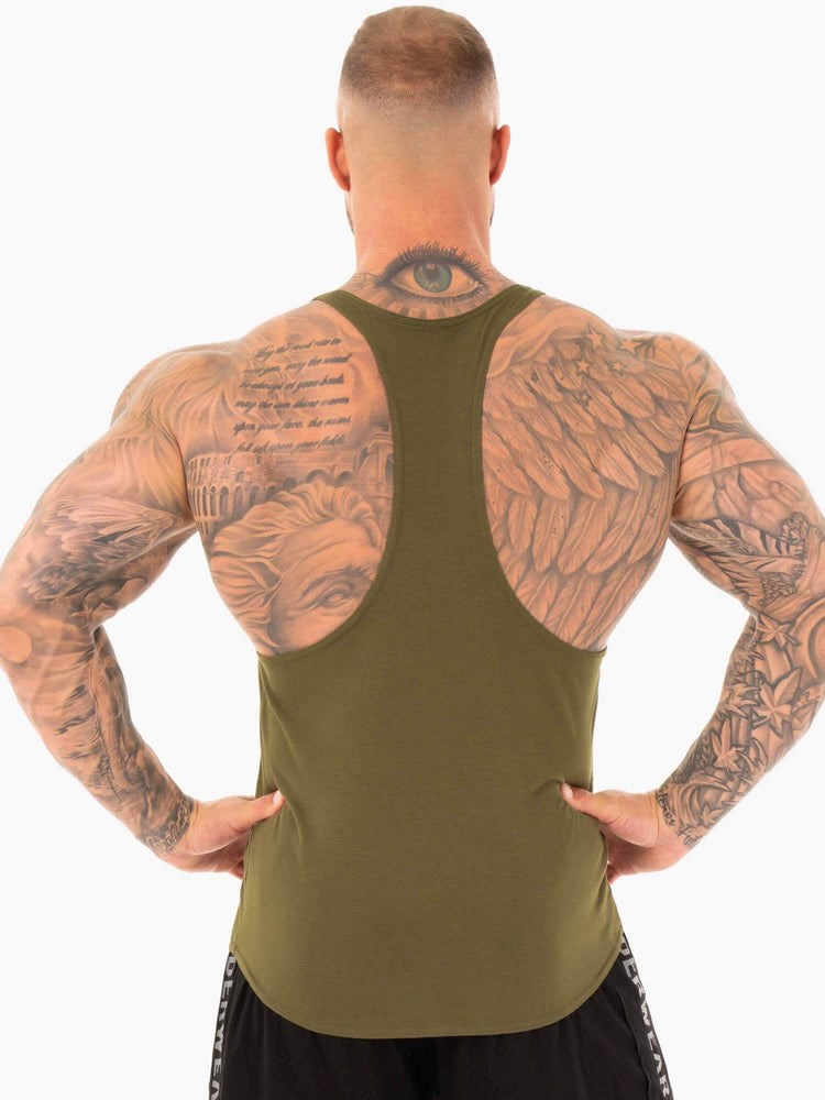 Ryderwear Active T-Back Khaki | YLJ-318629