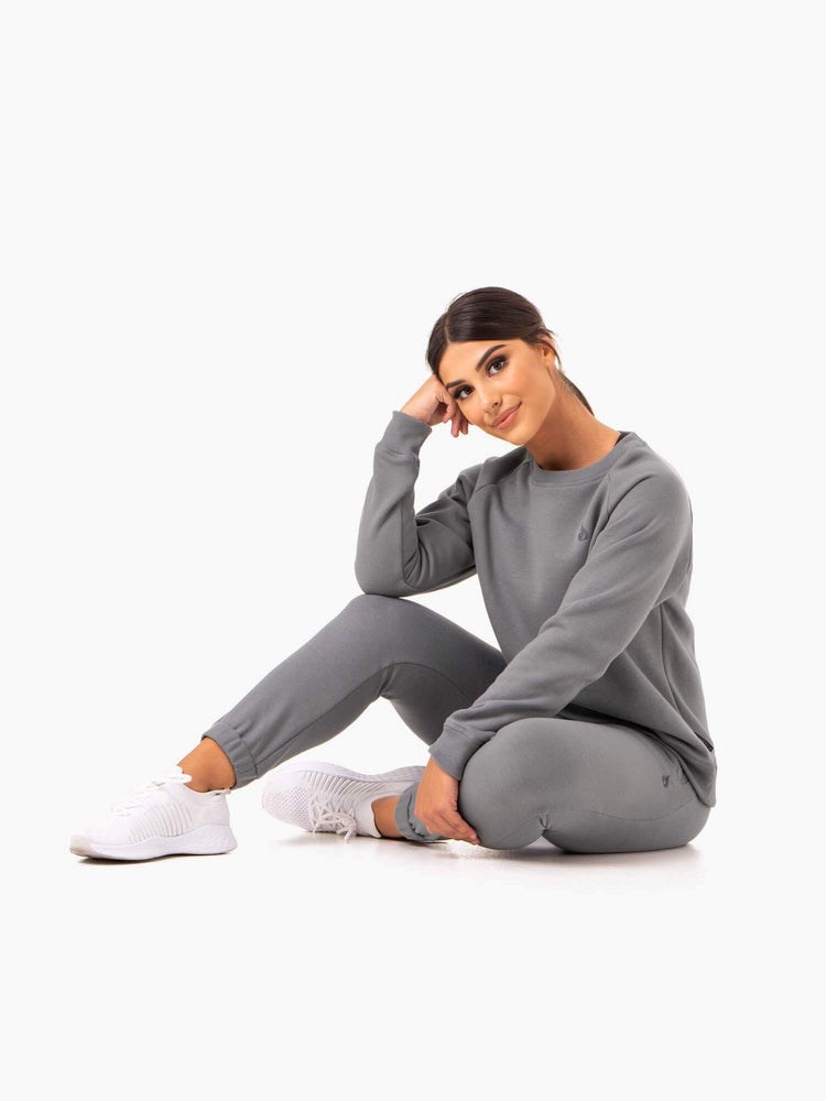 Ryderwear Adapt Boyfriend Tröja Grå | QTL-791463