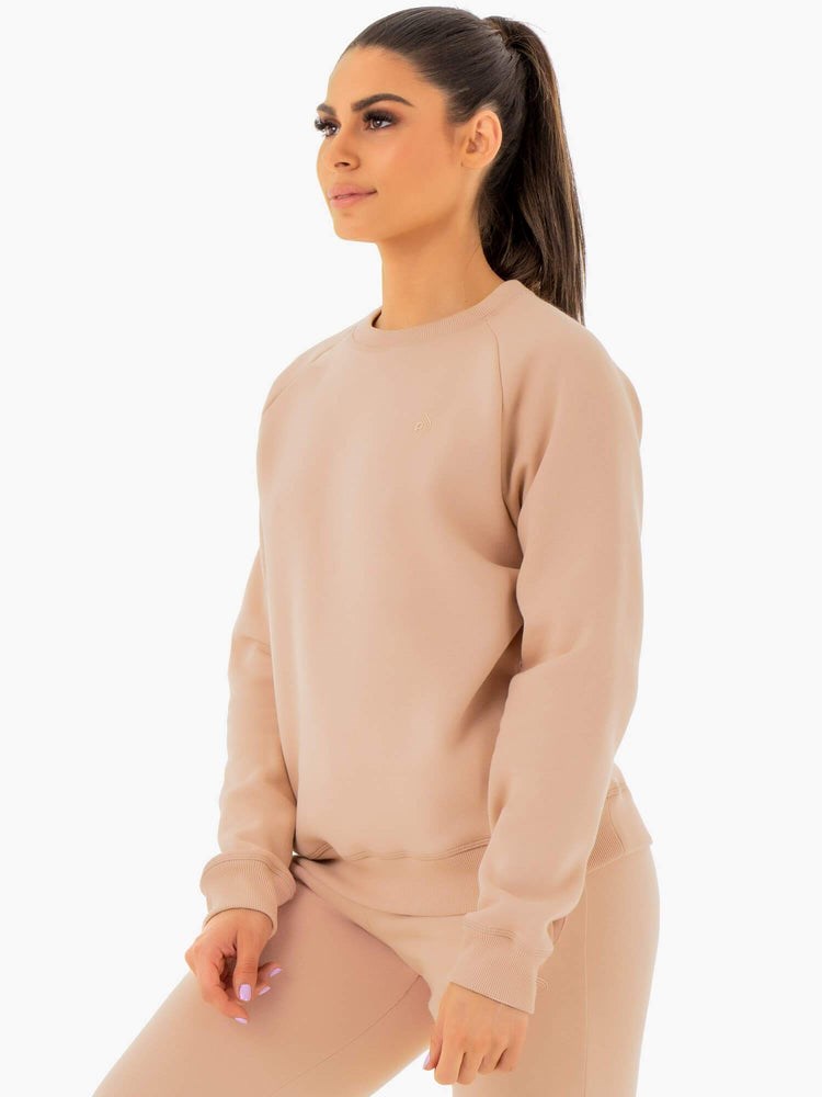 Ryderwear Adapt Boyfriend Tröja Nude | KVZ-431970