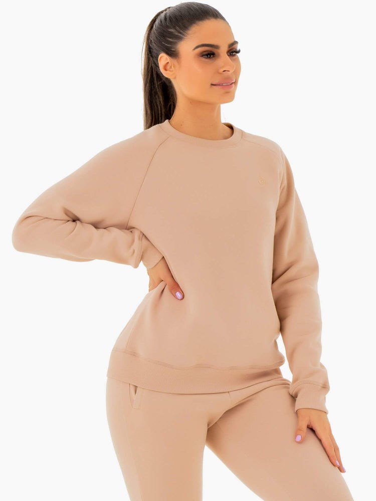 Ryderwear Adapt Boyfriend Tröja Nude | KVZ-431970