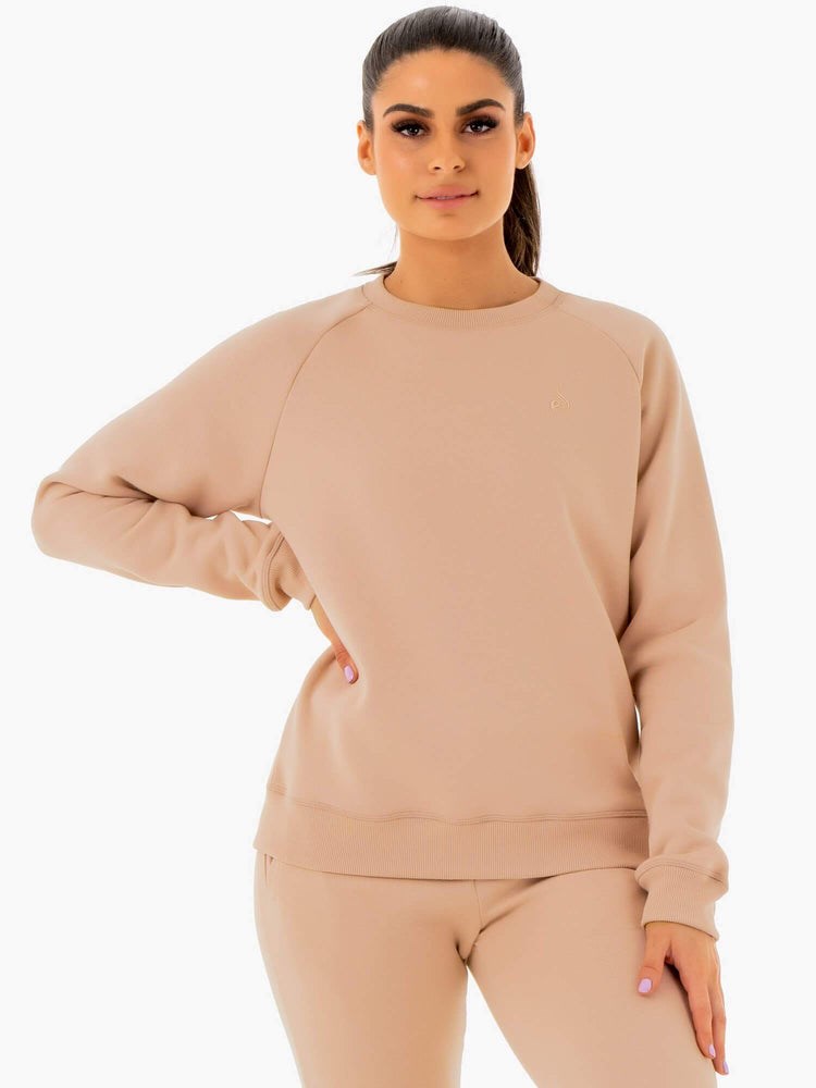 Ryderwear Adapt Boyfriend Tröja Nude | KVZ-431970