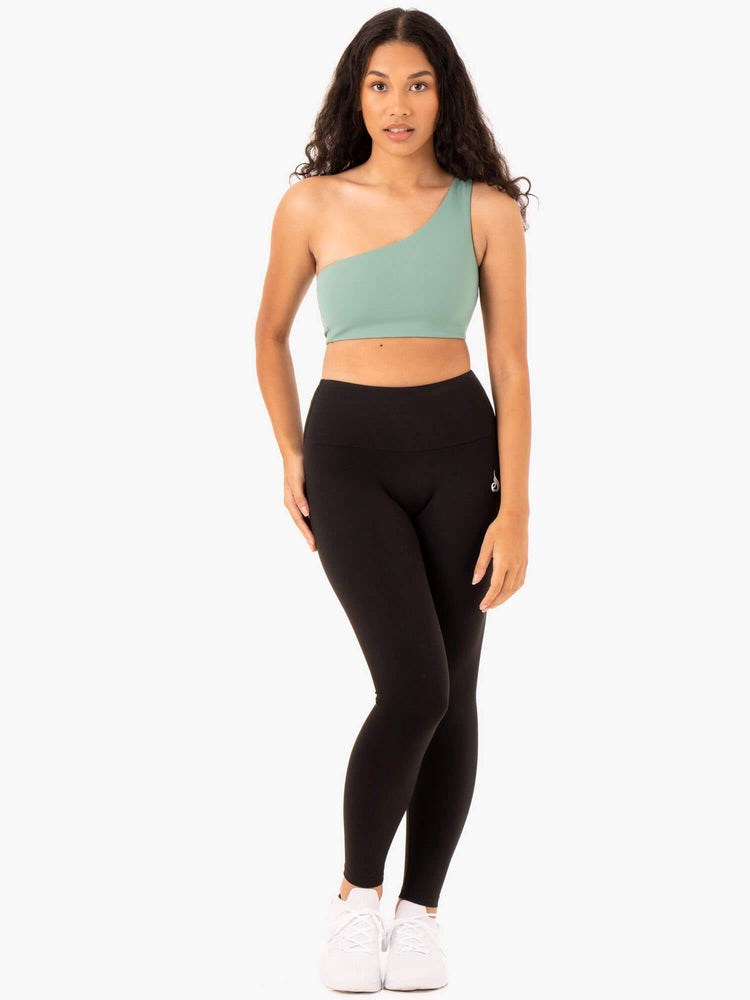 Ryderwear Adapt One Shoulder Sports Bra Sage | TNF-915820