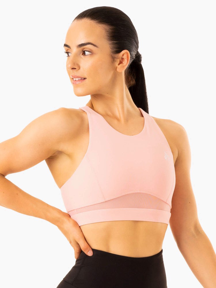 Ryderwear Amazon Mesh Sports Bra Rosa | UEQ-183976