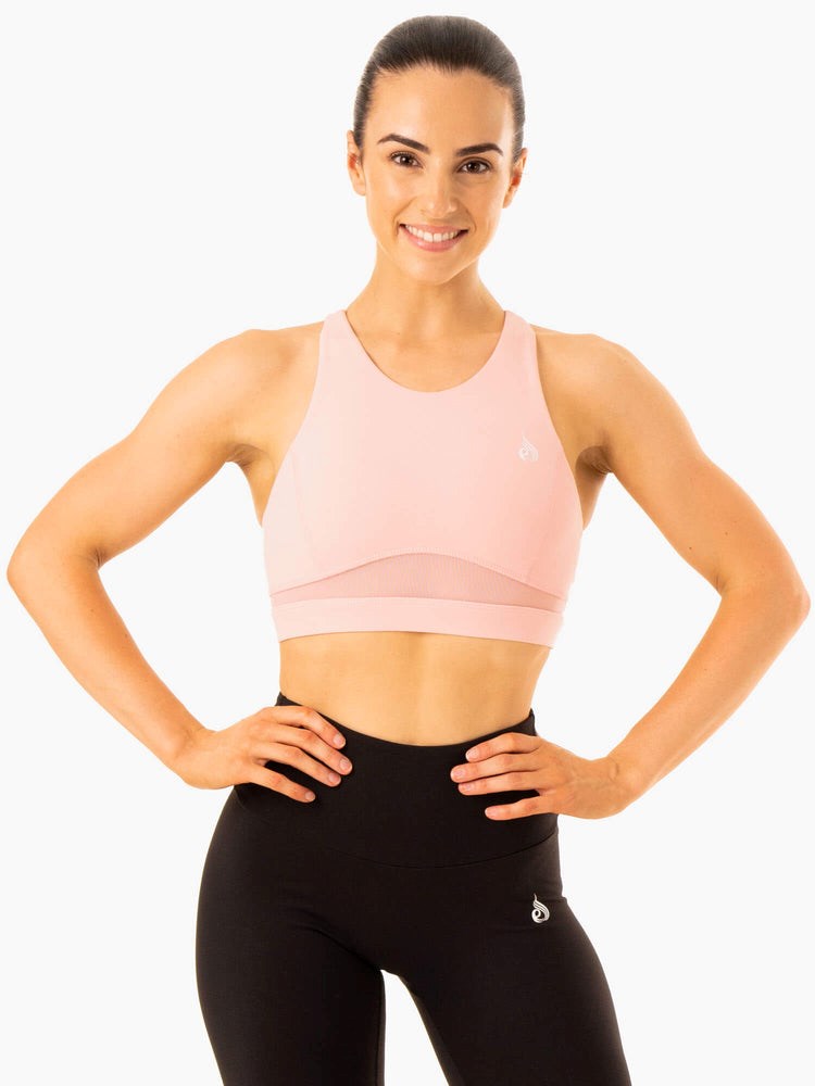 Ryderwear Amazon Mesh Sports Bra Rosa | UEQ-183976