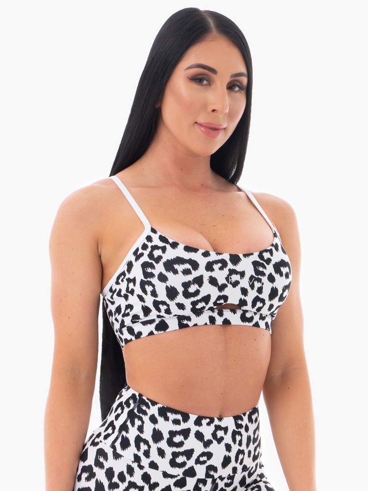 Ryderwear Animal Sports Bra Leopard | OVQ-368790