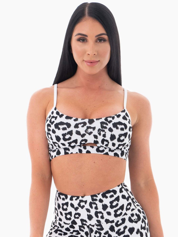 Ryderwear Animal Sports Bra Leopard | OVQ-368790