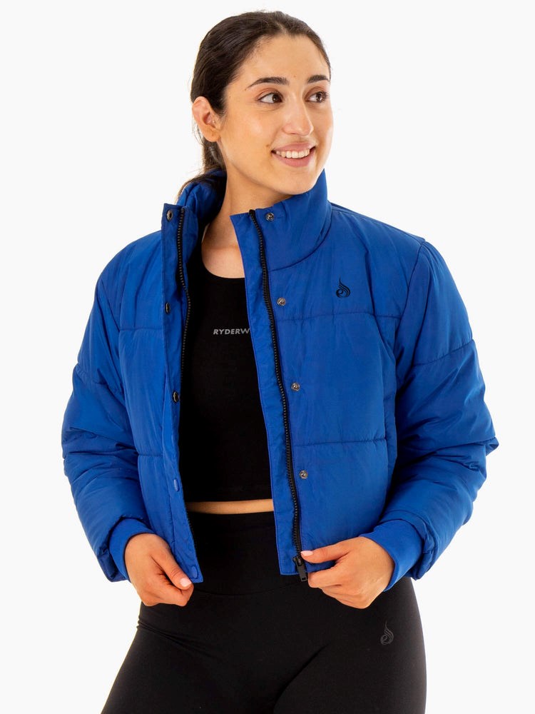 Ryderwear Apex Puffer Jacket Blå | DSB-741365