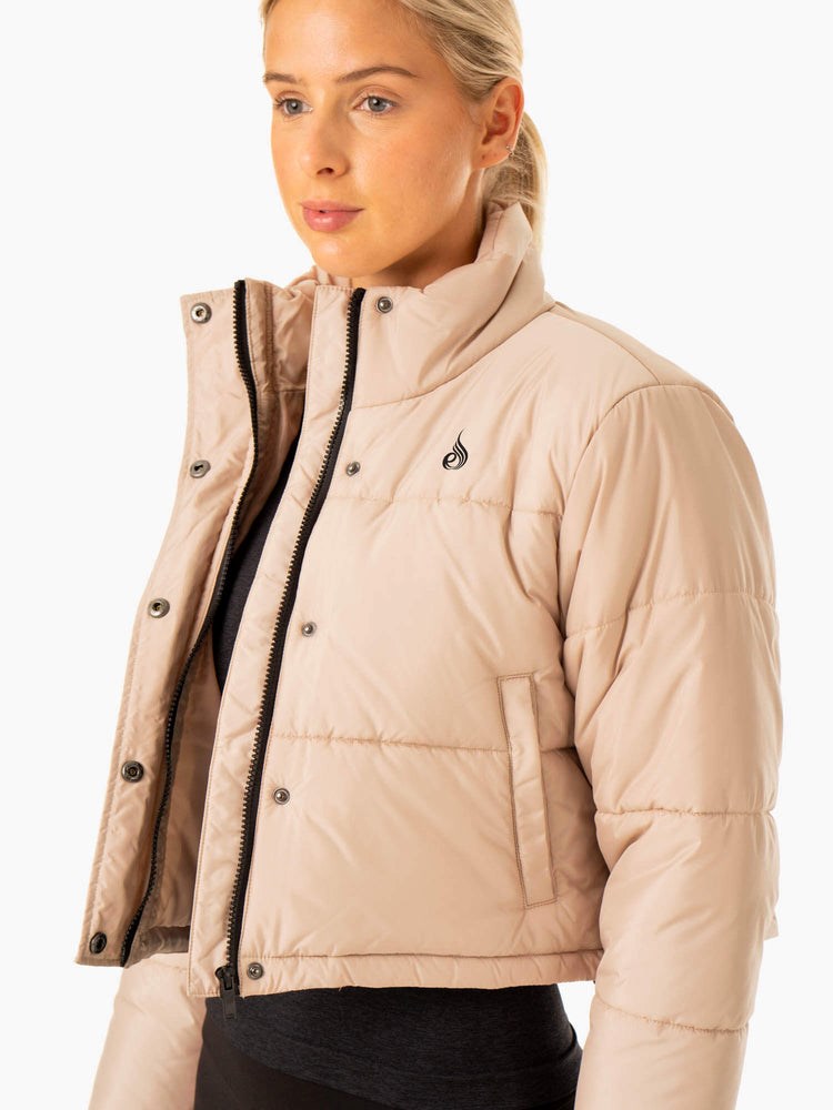 Ryderwear Apex Puffer Jacket Nude | FLH-589617