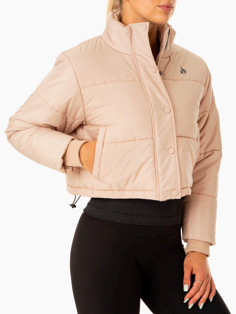 Ryderwear Apex Puffer Jacket Nude | FLH-589617