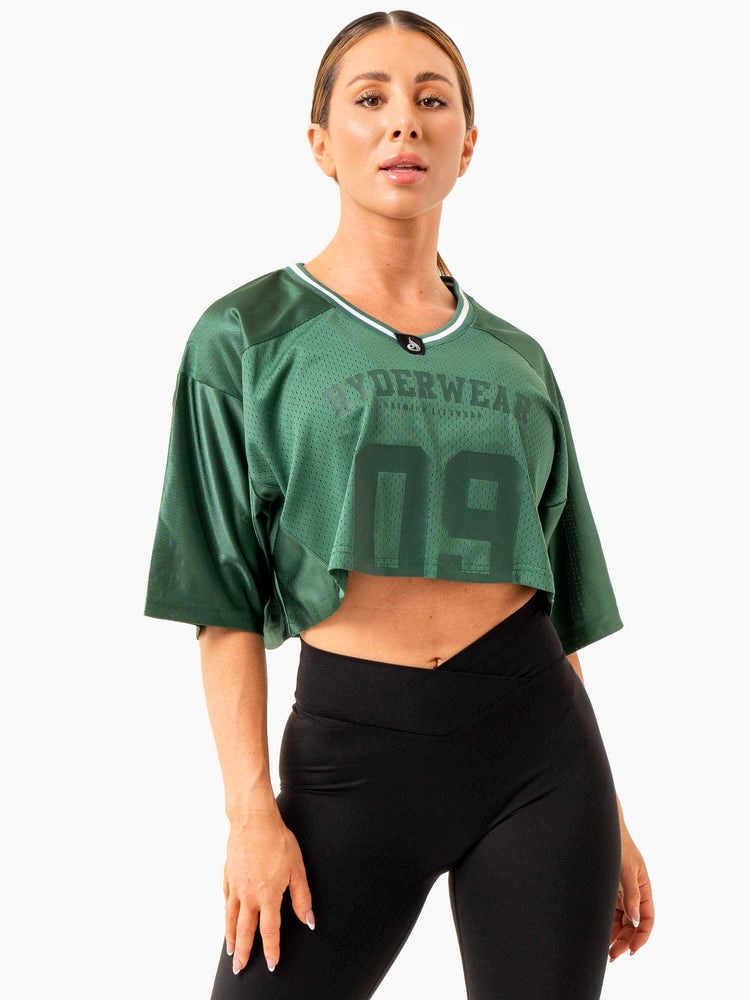 Ryderwear Arena Varsity Jersey Gröna | BEM-905418