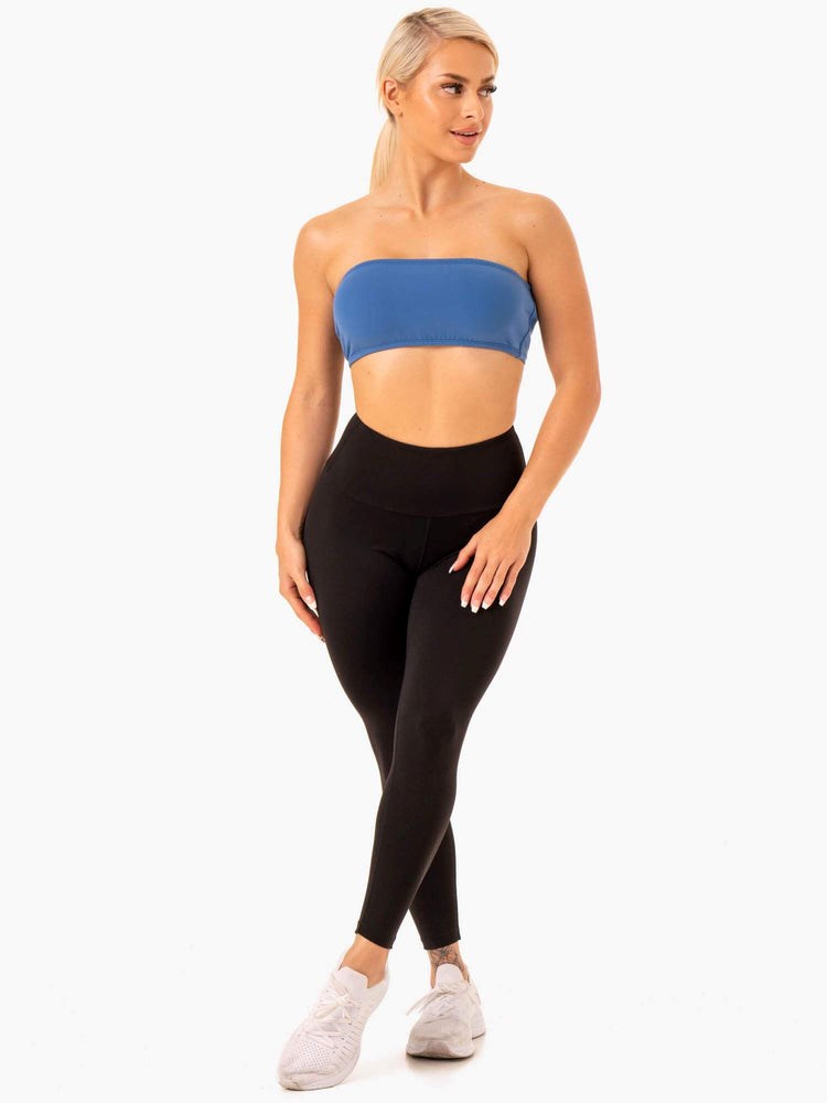 Ryderwear Bandeau Sports Bra Blå | GUW-753840