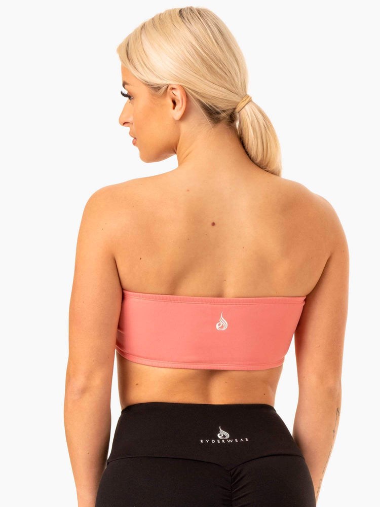 Ryderwear Bandeau Sports Bra Rosa | XRJ-637951