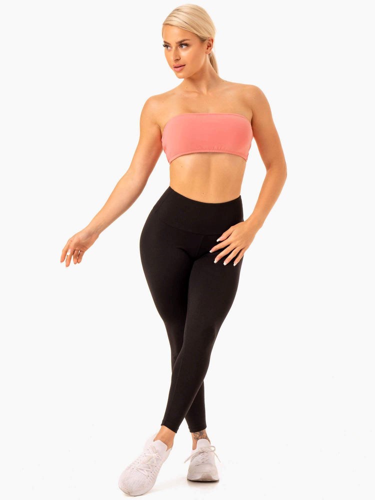 Ryderwear Bandeau Sports Bra Rosa | XRJ-637951