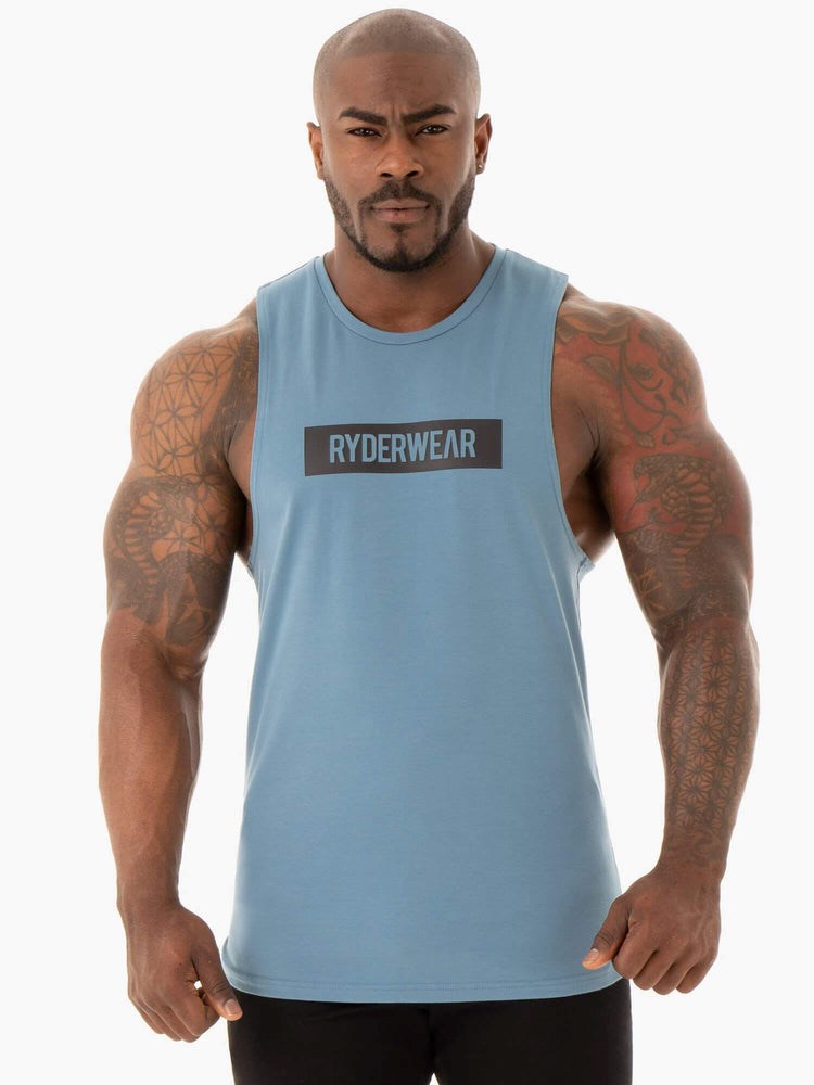 Ryderwear Base Baller Tank Blå | MJC-670139