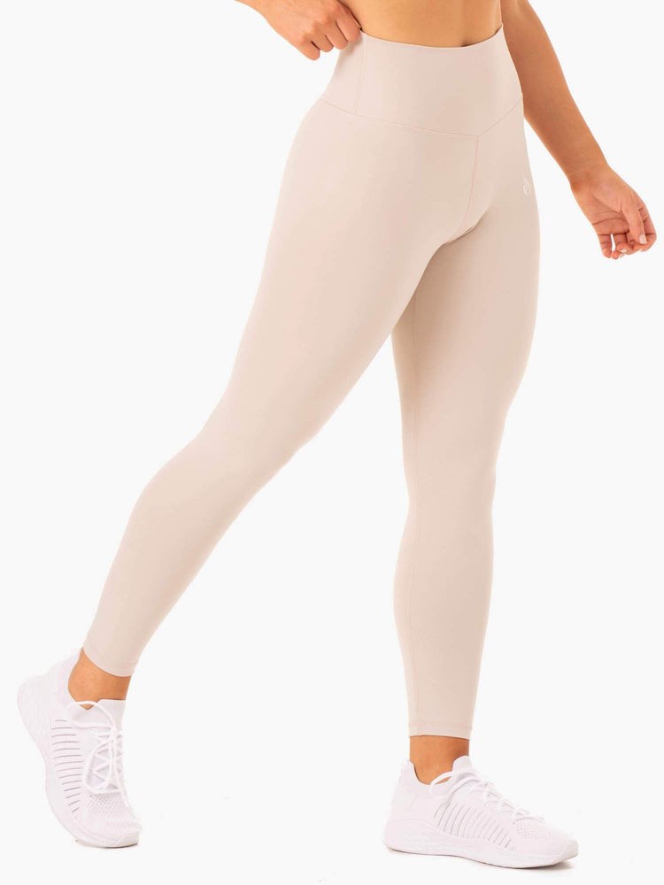 Ryderwear Base Full Length High Waisted Leggings Mushroom | ZJK-534892