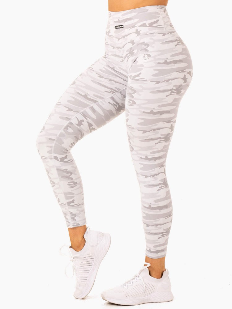 Ryderwear Base Full Length Legging Grå Camo | IUF-390148