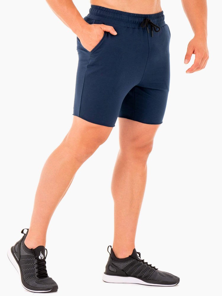 Ryderwear Base Gym Shorts Marinblå | UER-173850