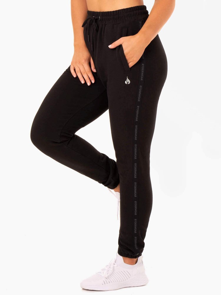 Ryderwear Base High Waisted Track Pants Svarta | GUX-752349