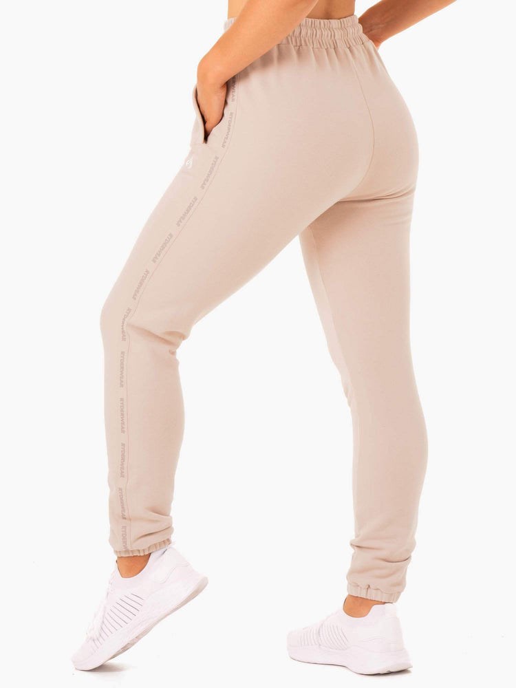 Ryderwear Base High Waisted Track Pants Mushroom | INF-147350