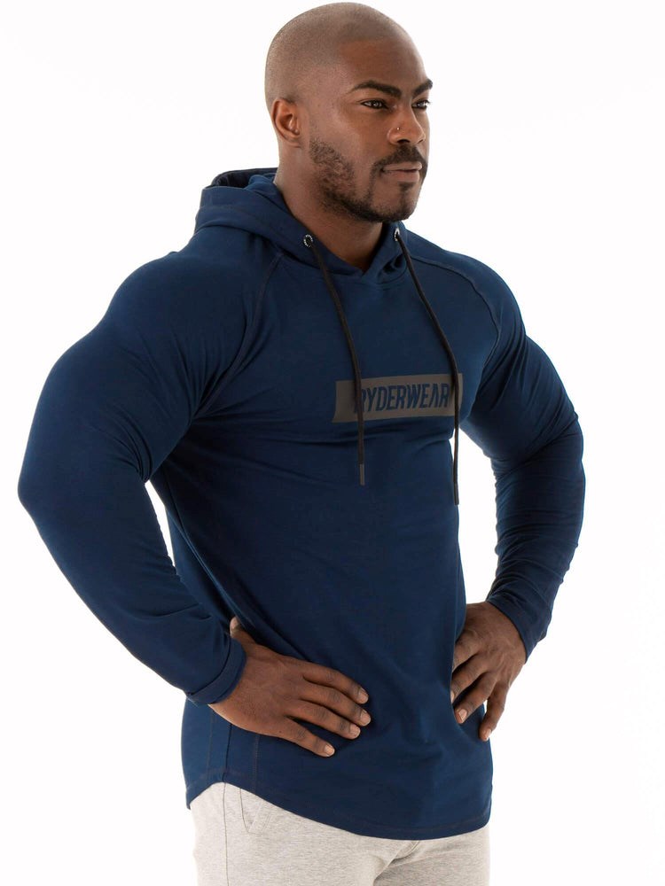 Ryderwear Base Pullover Jumper Marinblå | UWN-218609