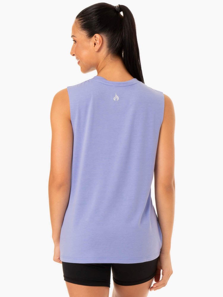 Ryderwear Base Regular Cut Tank Lila | GRK-237169