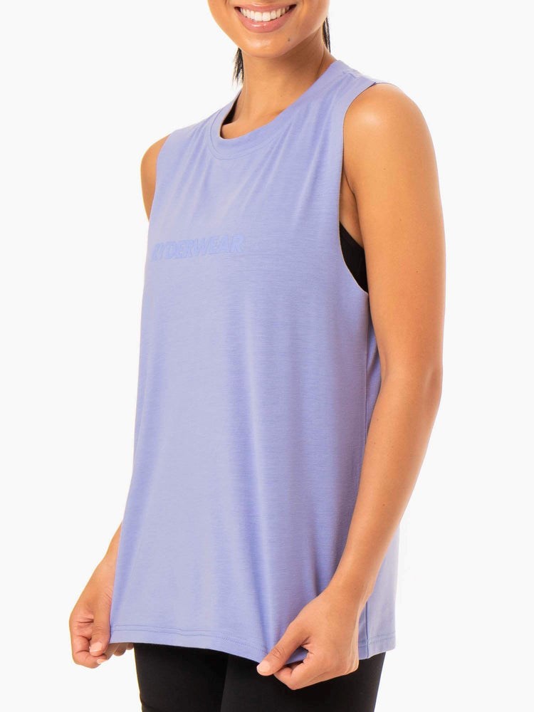 Ryderwear Base Regular Cut Tank Lila | GRK-237169