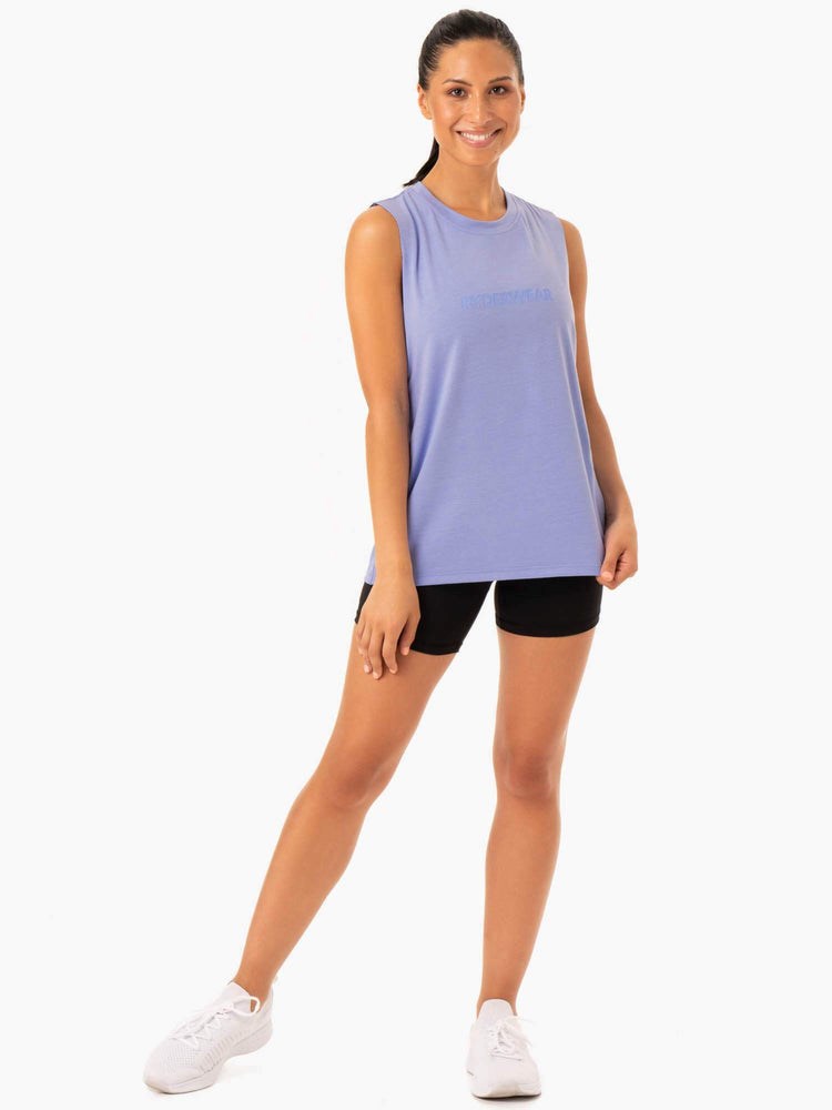 Ryderwear Base Regular Cut Tank Lila | GRK-237169