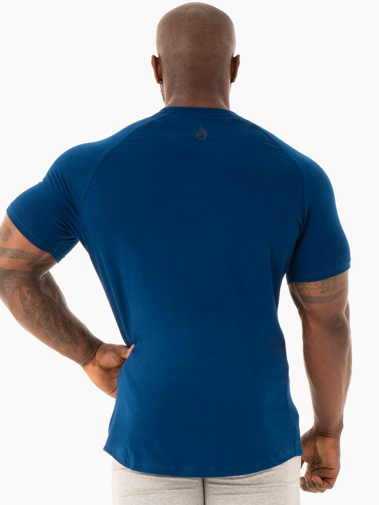 Ryderwear Base T-Shirt Marinblå | ZFO-319408