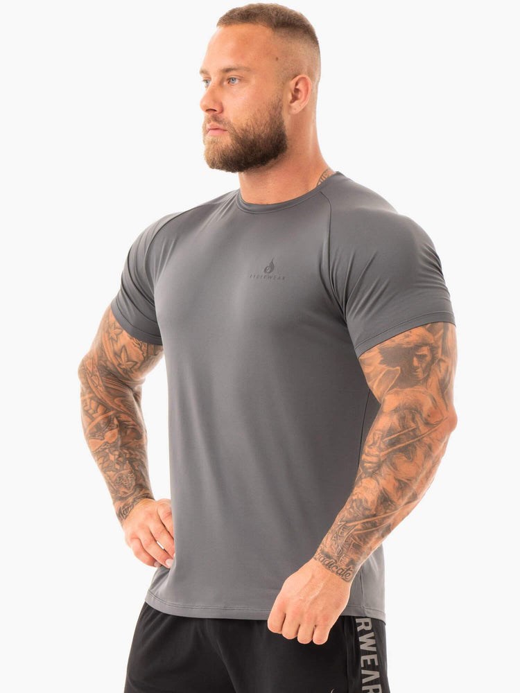 Ryderwear Breeze T-Shirt Charcoal | UFH-652194