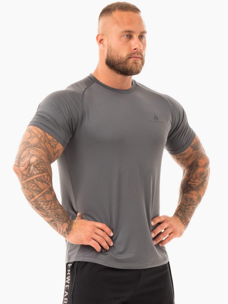 Ryderwear Breeze T-Shirt Charcoal | UFH-652194