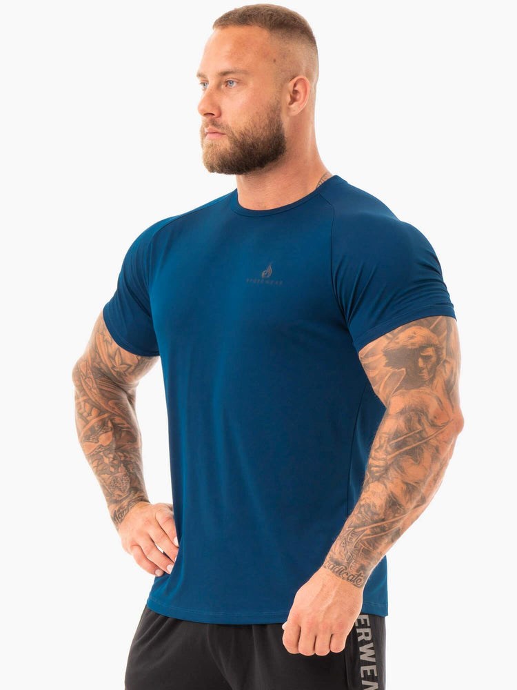 Ryderwear Breeze T-Shirt Marinblå | RGZ-184723