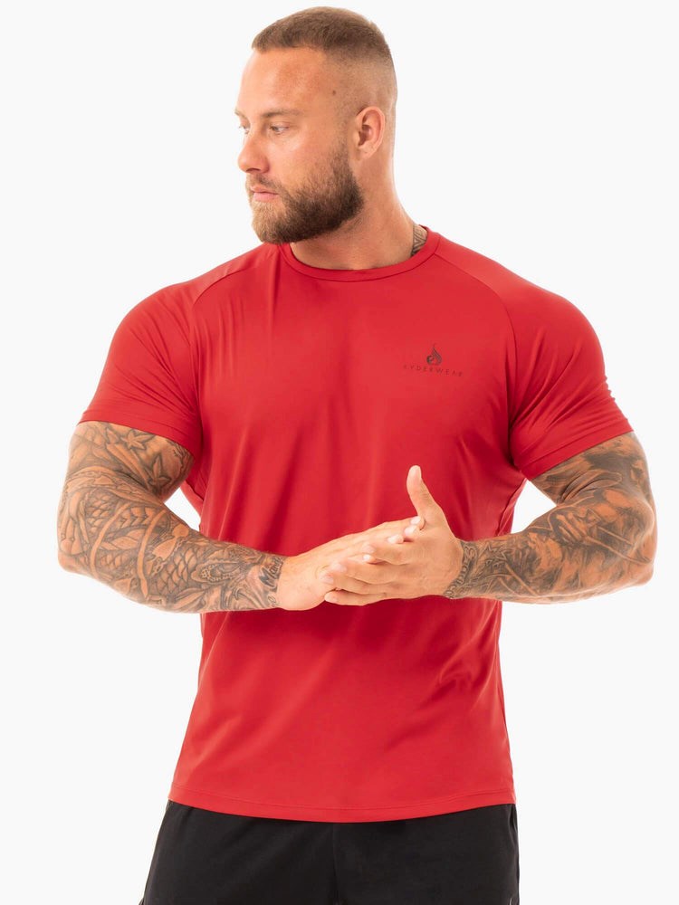 Ryderwear Breeze T-Shirt Röda | IEB-379041