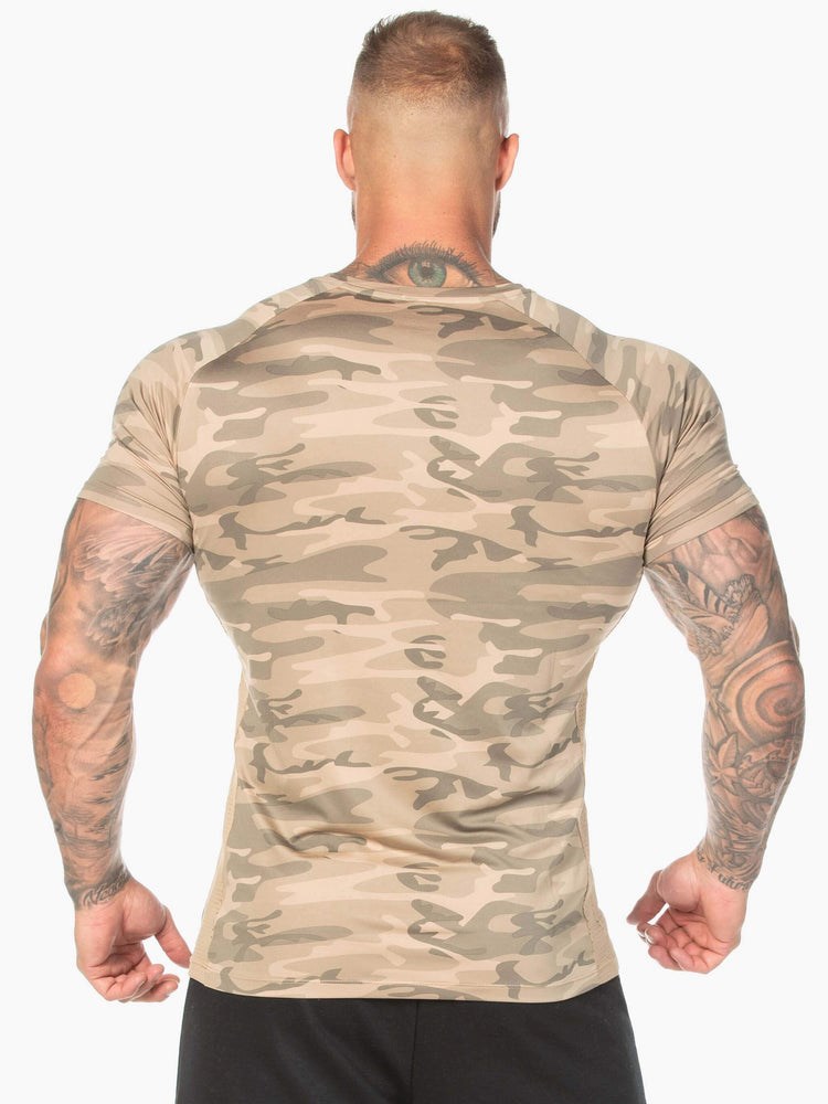 Ryderwear Camo Mesh T-Shirt Camo | MCE-213590