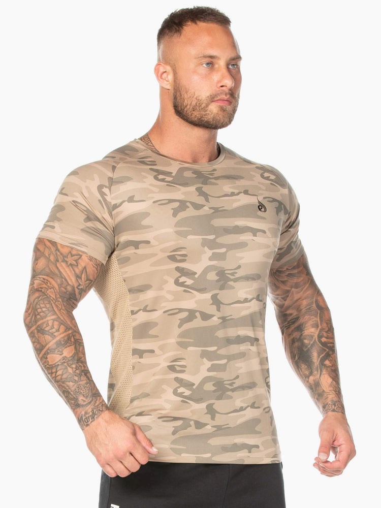 Ryderwear Camo Mesh T-Shirt Camo | MCE-213590