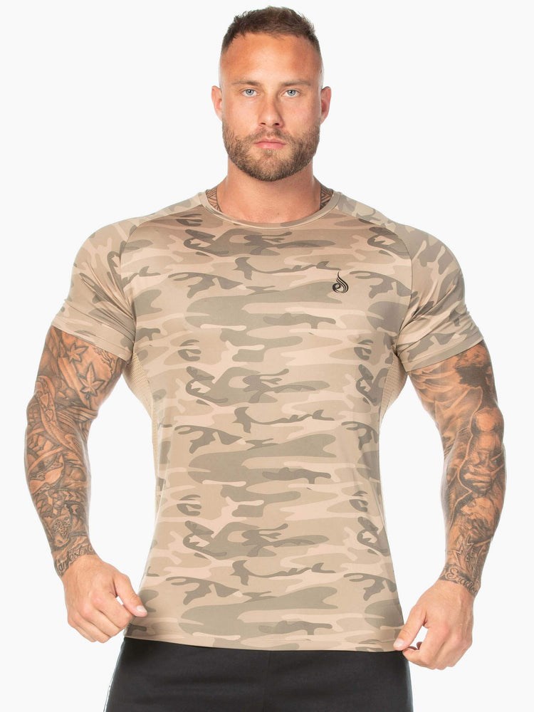 Ryderwear Camo Mesh T-Shirt Camo | MCE-213590