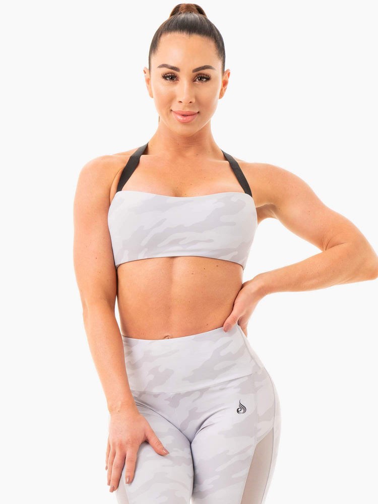 Ryderwear Camo Sports Bra Grå Camo | RMI-471630