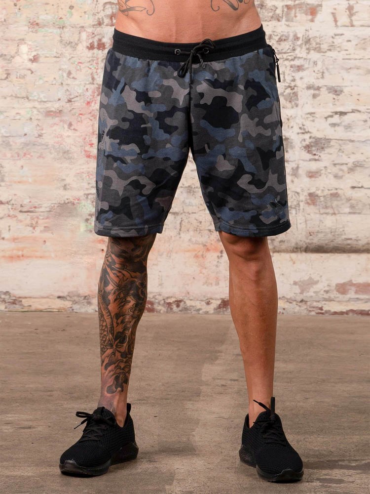 Ryderwear Camo Track Shorts Black/Camo | WGE-564237